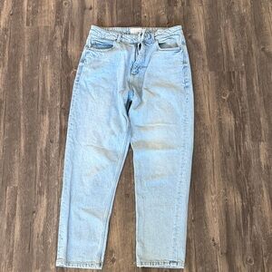 Zara Women's Light Blue Boyfriend Jeans